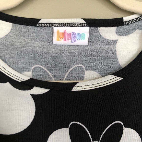 Lularoe X Disney Minnie Mouse Irma Tunic Top - Picture 5 of 6